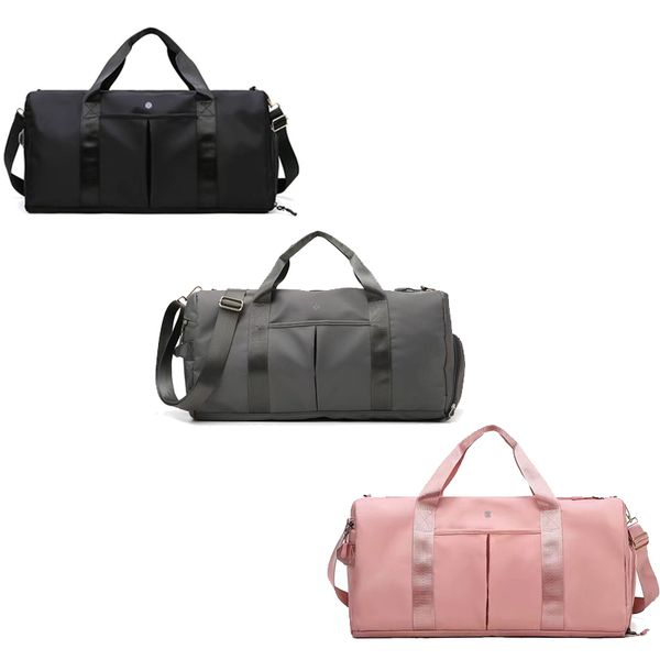 

fashion lulu lemon duffle bag luxury womens mens tote 2sizes shoulder bag cross body clutch bag for woman handbags luggage designer high cap