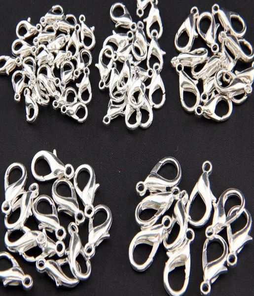 

10mm21mm jewelry findings alloy antique silver rhodium lobster clasp hooks for necklace bracelet chain5435067