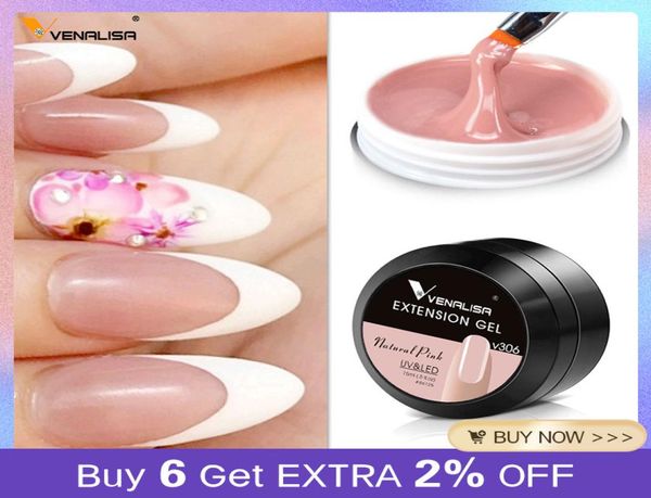 

artnail venalisa 15ml strong construction thin jelly pink clear builder camouflage nail extend french gel7288035, Red;pink