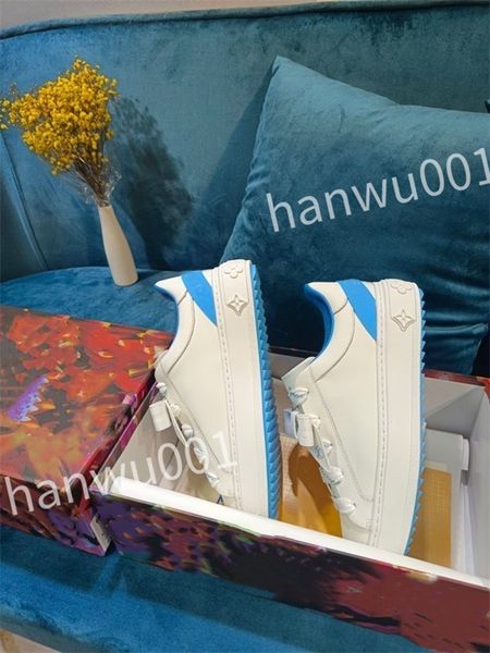 

new luxury fashion quality women genuine leather platform shoes womens outdoor mens designer casual trainers sneakers, Black