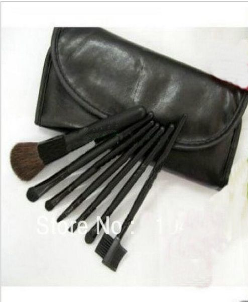 

lowest new 7 pieces professional brush setsleather pouch5sets 9238207