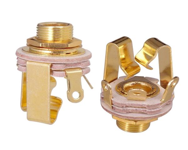 

2 pieces of 635mm mono jack audio output jack for electric guitar bass pickup7099931