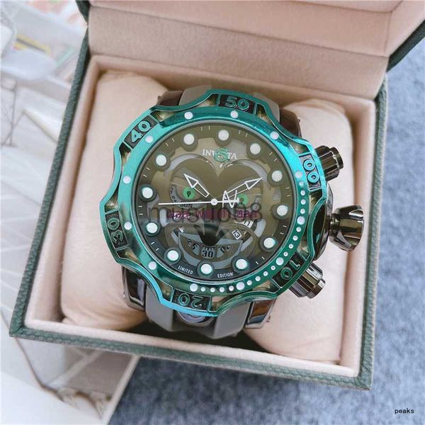 

other watches 2021 new mens watch skull dial multiple styles ta fashion casual watches rubber strap clock items j230606, Slivery;black