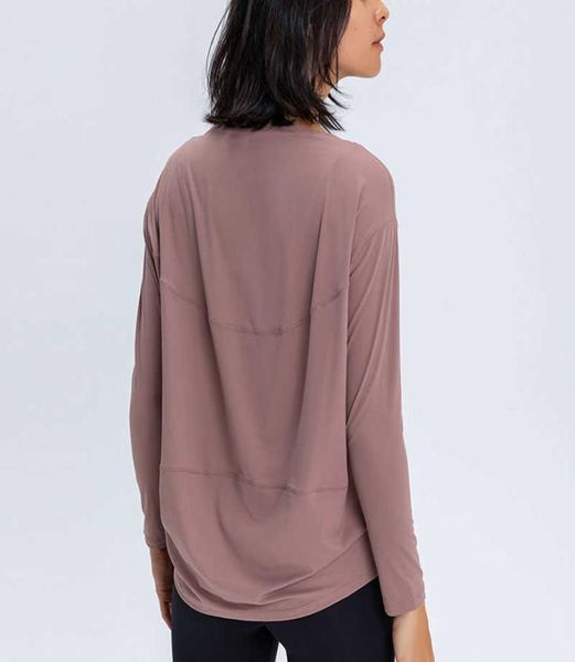 

a88 aaa long sleeve t shirts women yoga sports lady girl fitness shirt suit super soft relaxed fit autumn and winter for on the go1449046, White;red