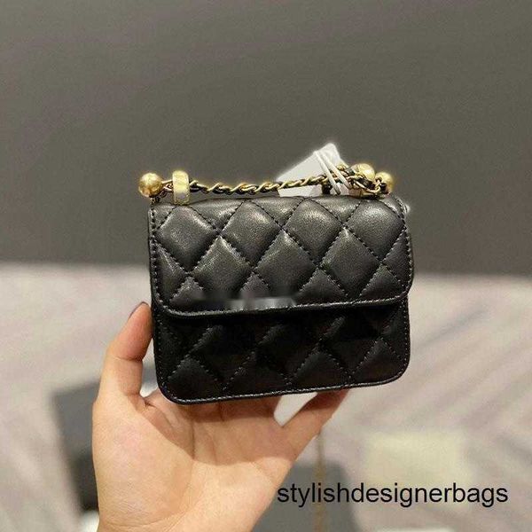 

shoulder bags 22p france womens classic mini bag flap double litlle balls quilted bags lambskin real leather ghw crossbody tiny cosmetic cas