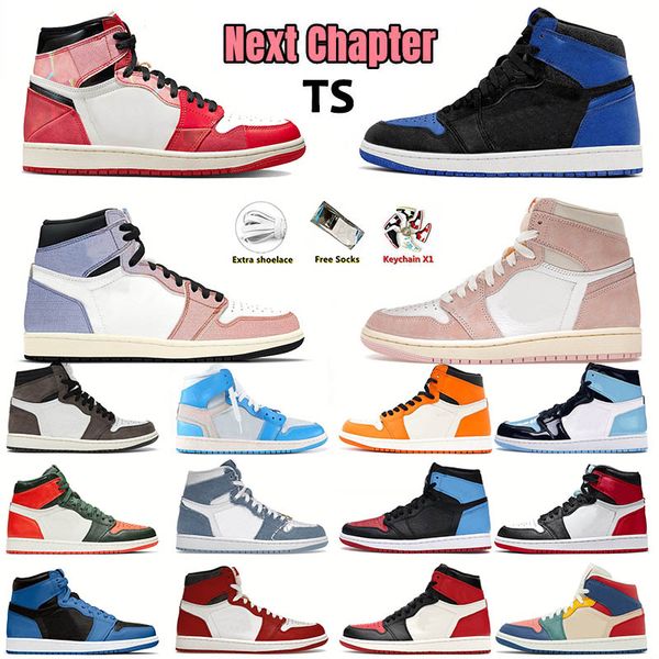 

jumpman 1 1s mens basketball shoes concord skyline vintage unc grey next chapter reverse mocha washed pink university blue men women sports