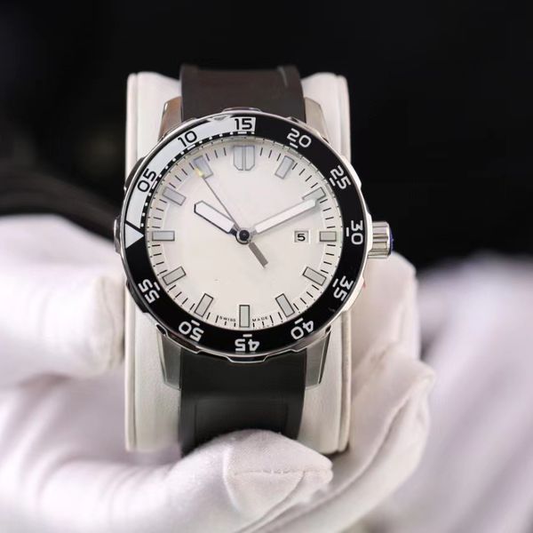 

men's diving watch ocean time meter sports waterproof pressure 200 bar with trend stability movement work fine equipped with rubber str, Slivery;brown