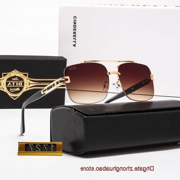 

9a csual dita sunglasses for sunmmer designer new fashion sunglasses 1727 mens and womens casual glasses brand personalized c with gift box, White;black