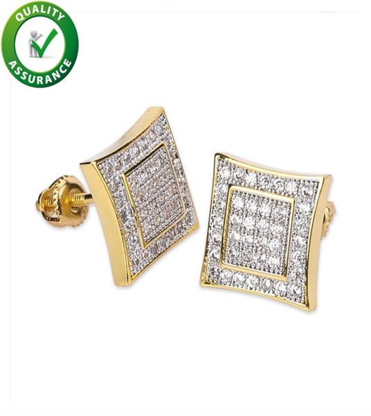 

designer earrings luxury jewelry fashion women mens earrings hip hop diamond stud earings iced out bling cz 925 sterling silver we6026908, Golden;silver