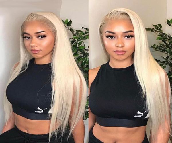 

lace front wig straight blonde human hair wigs 13x4 pre plucked tuneful malaysian remy hair 150 blonde lace wigs 826 inch8258266, Black