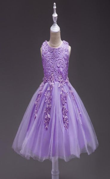 

zipper lace pageant dresses for girls glitz bow vestidos de primera 2018 flower girl dresses first comunion kids formal wear7215168, White;blue