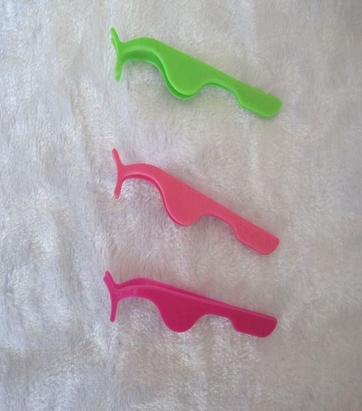 

multifunction eyelash curler eyelash clips tweezers plastic false eyelashes eye lash clip beauty makeup tool with opp bag ep9600006