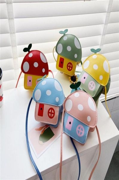 

fashion coin purse kids wallet mushroom designers girls handbags bag for children handbag totes mini tote cartoon one shoulder bag6432859, Black