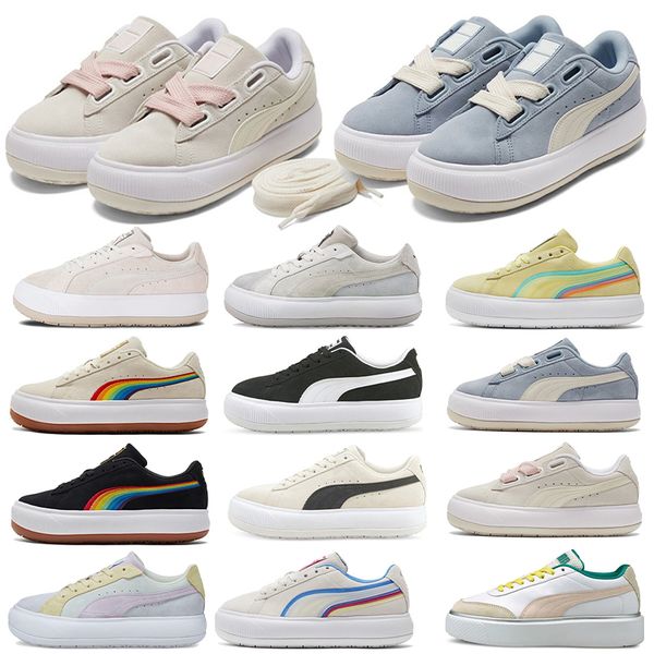 

designer men causal shoes fashion woman triplex tech wns up platform sole suede mayu sneakers white black mens womens luxury velvet trainers