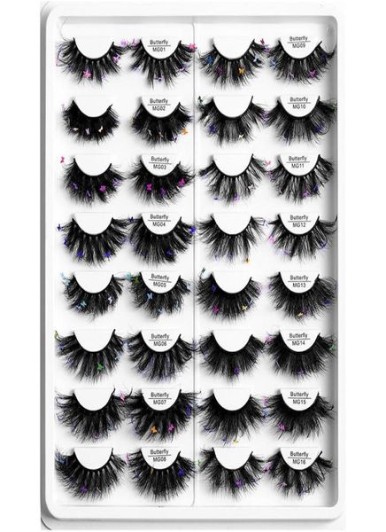 

butterfly fluffy false eyelashes faux 3d mink eyelash soft comfortable wispy eye lashes extension makeup1345993