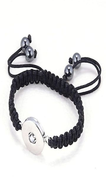 

diy charm bracelets braided bracelets with 1 round snap button charm bracelets insert jewelpop not including 2553600, Golden;silver