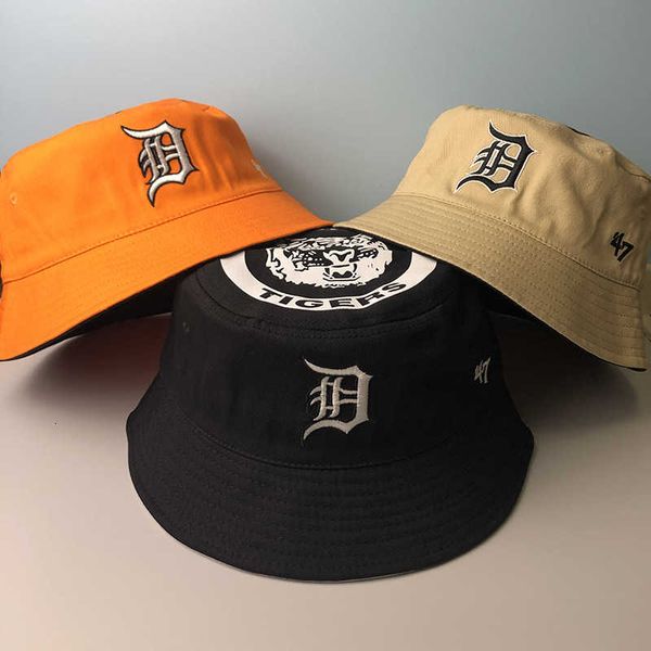

Fashionable summer designer luxury 47brand Fisherman Super high quality Fashion Brand Women's Summer Team League Embroidered Pot Available, Black6