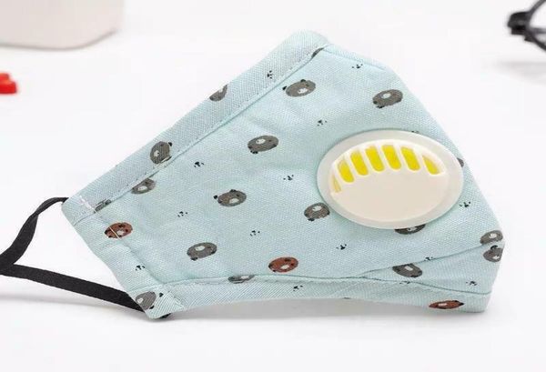 

toddler child reusable cloth mask with breathing valve and pm25 filter4795708