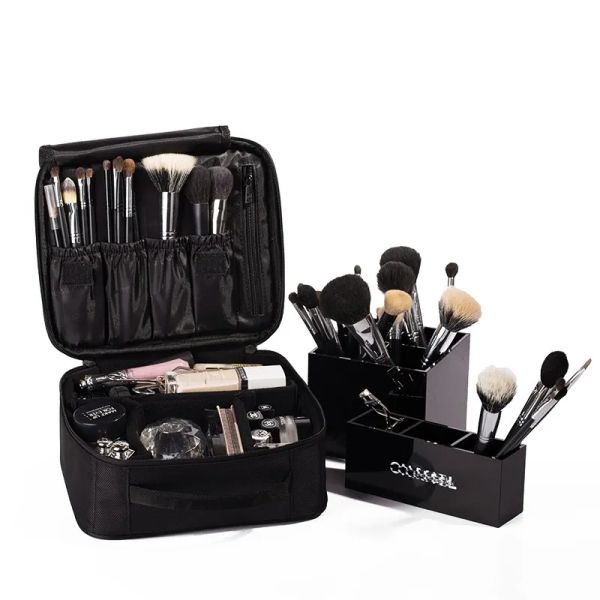 

beauty cosmetic bag travel cosmetic organizer zipper portable makeup designers trunk cosmetic
