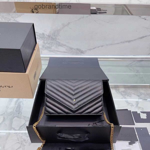 

fashion autumn designer hands bag yslsbags versatile outlet new small leather fragrant women's bag envelope chain single shoulder obliq