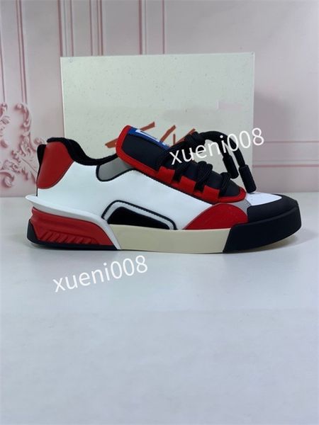 

2023brand womens classics casual shoes designer leather lace-up sneaker fashion running trainers letters woman shoes flat printed gym sneake, Red;white