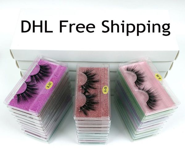 

whole 25mm lashes 10 styles mink eyelashes bulk 3d mink lashes makeup dramatic 25mm false eyelashes dhl 7242860