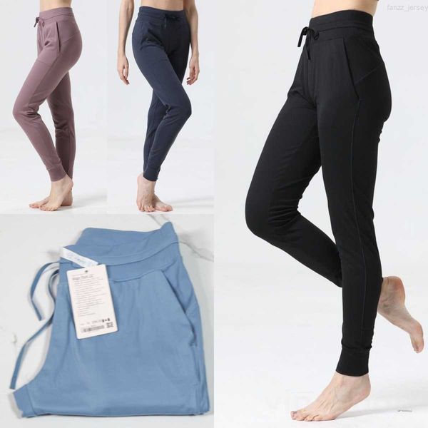 

lu align lu woman casual trousers yoga sports running pant exercise ready to long pants exercise gym oversize sweatpants wunder train pocket, White;red