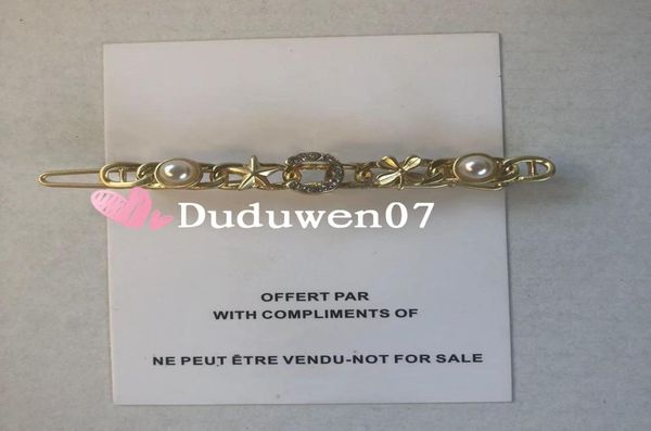 

fashion metal hair clips 65x1cm c stone classic 2c rhinestone metal chain with pearls hairpins collection accessories vip card pa6190849, Golden;silver