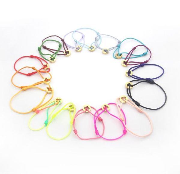 

fashion women bangle handmade rope chain bracelet charm titanium stainless steel three circles carter8833969, Golden;silver