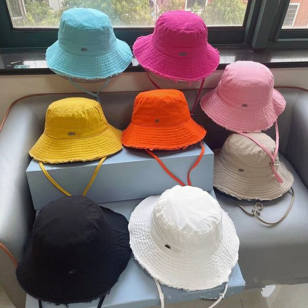 

2023woman designer bucket hats summer le bob artichaut sun hat, Blue;gray