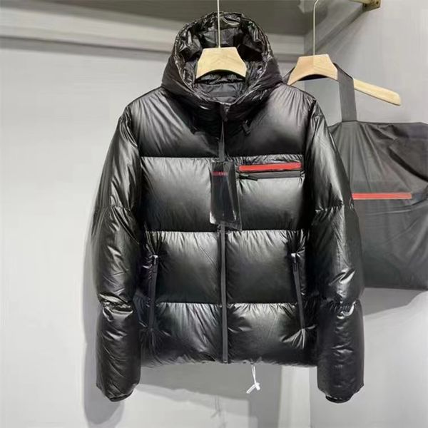 

mens designer down jackets parka womens overcoat letter men's hooded windbreaker autumn & winter couple black coat outerwear puffer jac