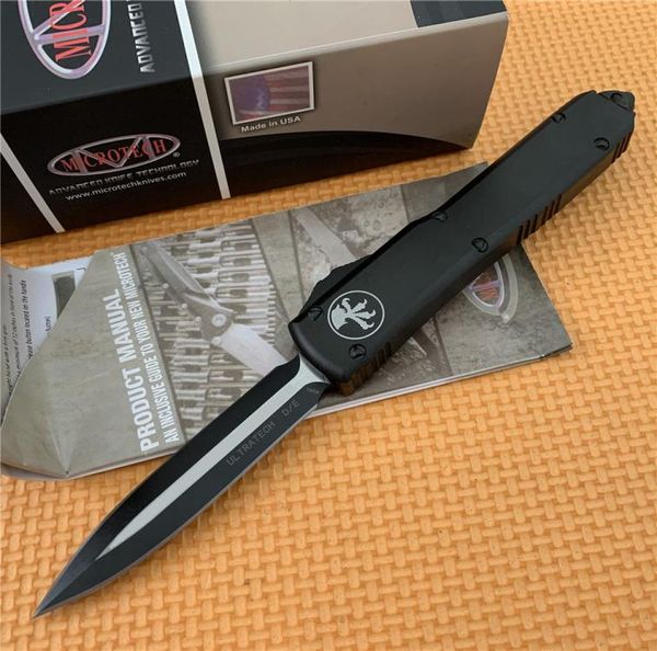 

mttech ultratech automatic pocket knife outdoor a07 aluminum d2 double blade survival auto steel cold edc handle action kniv4753939
