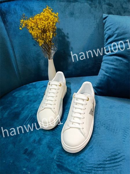 

new luxury fashion quality womens genuine leather platform shoes womens outdoor mens designer casual trainers sneakers, Black