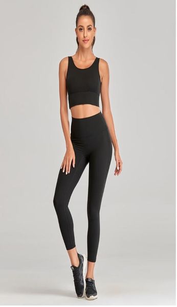 

peach buttocks yoga clothes wear fitness pants women's high waist running sports suit spring and summer quick-drying tights4829201