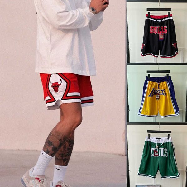 

basketball shorts men's and women's quick drying mesh training shorts style shorts embroidered shorts trend, White;black