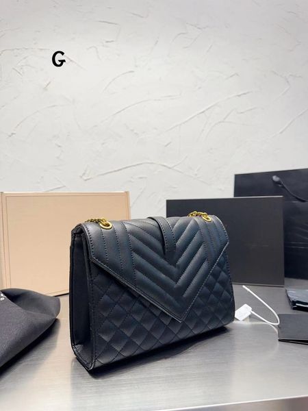 

princess kate bag new chain bag designer simple avant-garde imported cowhide underarm bag caviar grain wear resistant scratch classic trend