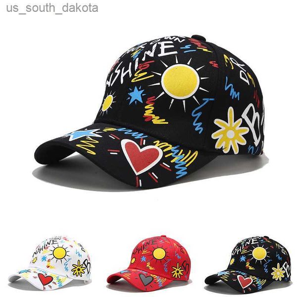 

men's and women's spring and summer baseball cap fashion graffiti hat outdoor fashion boy girl hat women's ponytail baseball, Blue;gray
