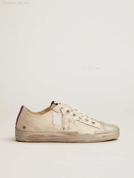 

sole small dirty shoes designer luxury italian vintage handmade v-star ltd white leather and crystal sneakers, Black