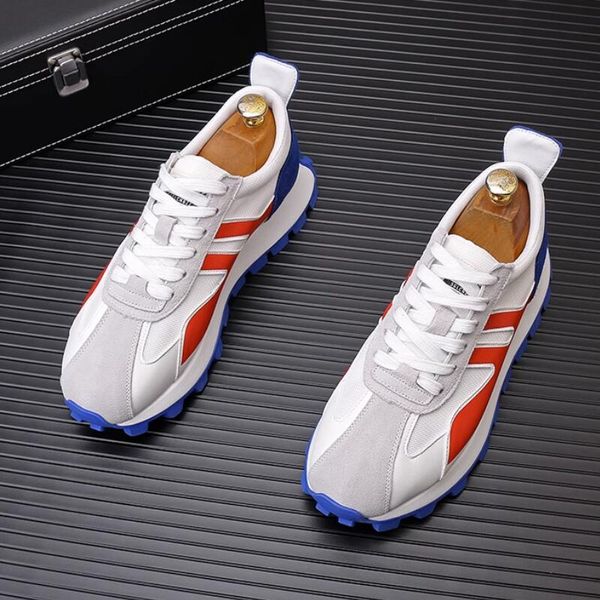 

new summer breathable forrest gump shoes low thin mesh casual sports shoes men's thick soled daddy shoes a22, Black