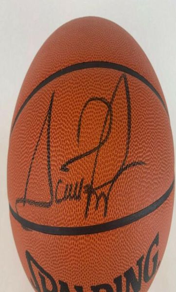 

scottie pippen all good autographed signed signatured usa america indoor outdoor collection sprots basketball ball1611129