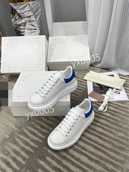 

new designer brand womens quality classics flat sneaker casual shoes leather white letter overlays fashion platfnorm sneakers2023, Black