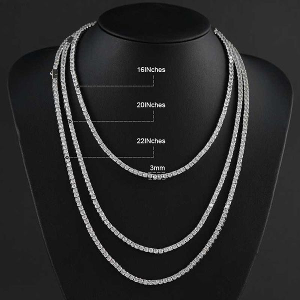 

fashion 925 sterling silver moissanite tennis bracelet for women men