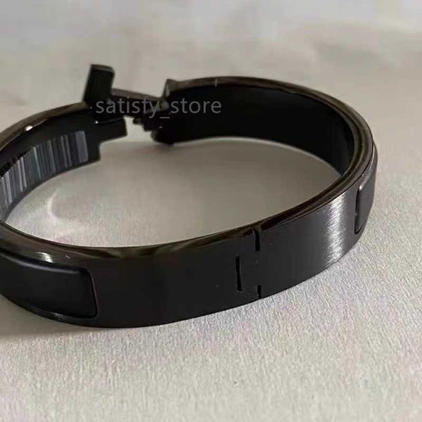 

designer black samurai bracelets for men and women letters openable couple bracelets simple fashion gifts