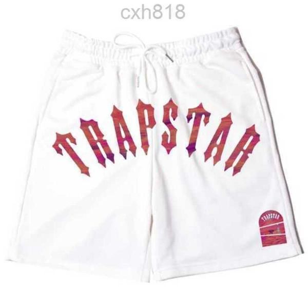 

men's shorts trapstar london men casual jogging sport pants summer male running loose vintage trousers streetwear tracksuitqg07, White;black