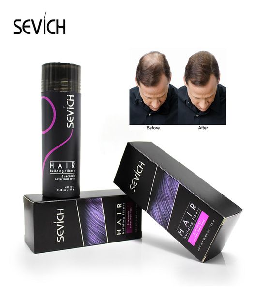 

10pcs keratin hair fiber 25g hair building fibres thinning loss concealer styling powder sevich brand blackdk brown 10 colors2721201
