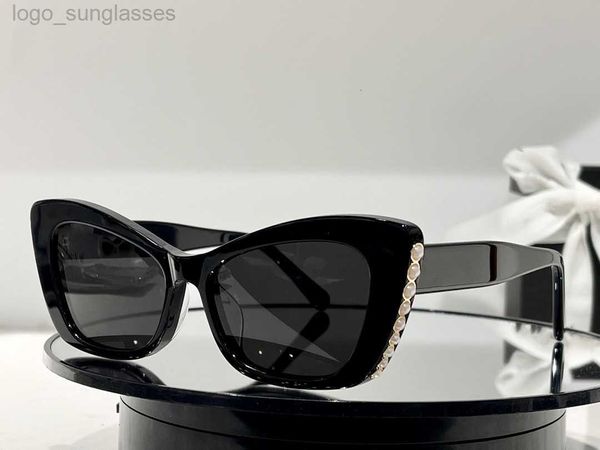 

polarized sunglasses lens pilot fashion cat's eye pearl sunglasses men women brand designer vintage sport sun glasses with cases box902, White;black