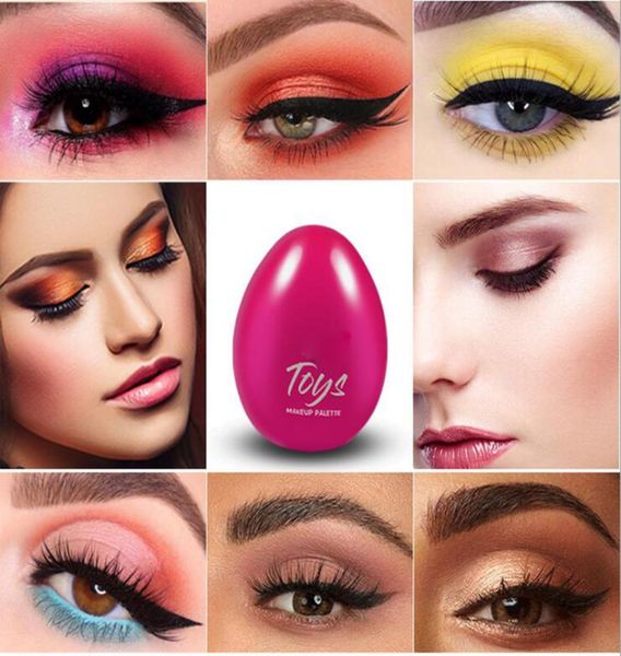 

7 colors egg eyeshadow pigment matte mineral powder cosmetics palette set make up shimmer shining eye shadow8224929