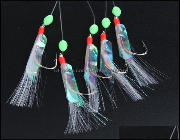 

baits lures fishing sports outdoors new sabiki soft lure rigs bait jigs worn fake string crystal barbed hook lures1928 drop de4651904