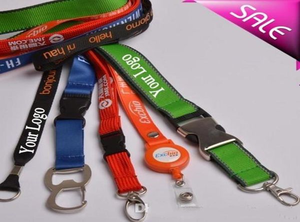 

customized blank key chains lobster clasp key chain nylon hanging printing belt lanyard exhibition badge sling personalized gifts 5381449, Silver
