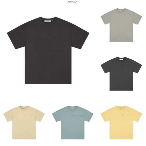 

essentail tees t-shirts luxury designer fashion clothing essent short sleeve t-shirt men's women's trend casual essentiel 26p34s2w, White;black